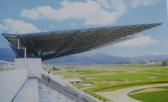 长春体育看台网架